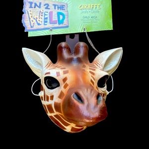ANIMAL MASK “ GIRAFFE” 3 -D HALLOWEEN MASK CHILD